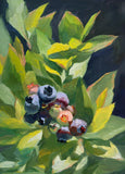 Blueberry bush - Original Oil Painting