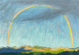 Rainbow Sunrise - Original Oil Painting