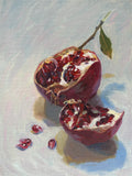 Open Pomegranate - Original Oil Painting