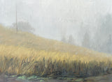 Foggy Morning Birds - Original Oil Painting