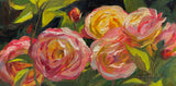 Frontyard Roses - Original Oil Painting