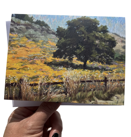 Yellow Wildflowers at Fossil Hill Card